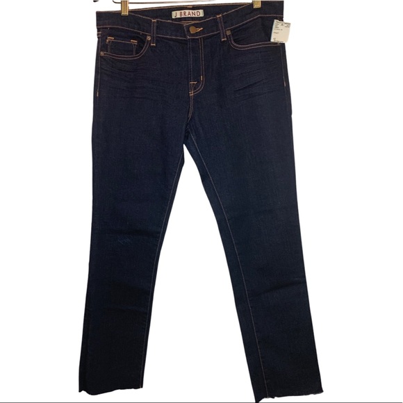 J Brand Indigo Straight Leg Jeans